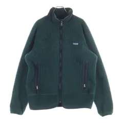 PATAGONIA (パタゴニア) 90S RETRO X FLEECE JACKET USA製 レトロX フリース パイル ジャケット グリーン/ブラック