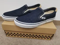 【中古】VANS　スニーカー　スリッポン　25.0cm