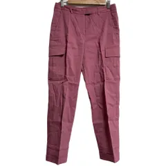 良品 theory luxe セオリーリュクス リネン ストレッチ カーゴパンツ サイズ38 ピンク レディース 古着 中古 USED