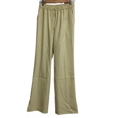 美品 Spick and Span スピックアンドスパン イージーパンツ サイズ36 イエロー ベージュ レディース 古着 中古 USED