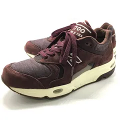 【倉吉店】 中古 NEW BALANCE | ニューバランス スニーカー 1700 USA製復刻版 M1700DEA ボルドー/バーガンディー 27.5cm 【126】