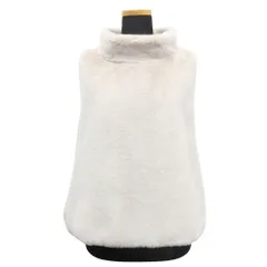 美品 PLAIN PEOPLE プレイン ピープル エコ ファー オフタートル ベスト ハイネック A1523FJ 200 フリーサイズ オフホワイト レディース 古着 中古 USED