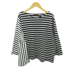 アイテムズ アーバンリサーチ ITEMS URBANRESEARCH カットソー ボーダー モノクロ 長袖 F 白 黒 ホワイト ブラック 0207 IBO87