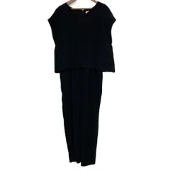 美品 BEAUTY＆YOUTH UNITED ARROWS ビューティーアンドユース ユナイテッドアローズ ドッキングブラウス パンツ ブラック レディース 古着 中古 USED