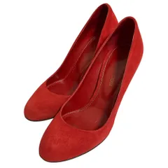 美品 Sergio Rossi セルジオロッシ パンプス サイズ34 22cm相当 レッド レディース 古着 中古 USED