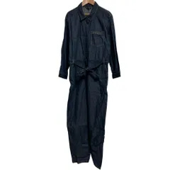 美品 TO B BY  agnes b. トゥービーバイアニエスベー デニムオールインワン ジャンプスーツ サイズ38 インディゴ レディース 古着 中古 USED