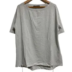 美品 FABIANA FILIPPI ファビアナフィリッピ S/S ドロスト カットソー Tシャツ サイズXXS グレー×シルバー レディース 古着 中古 USEDのサムネイル