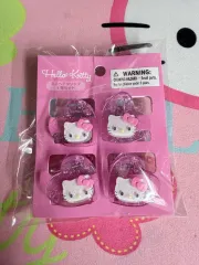 ハローキティ ミニ ヘアクリップ 4個 セット