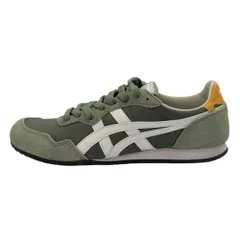 美品 Onitsuka Tiger オニツカタイガー SERRANO スニーカー 1183B400 サイズUS5 23.5cm カーキ レディース 古着 中古 USED
