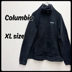Columbia フリースジャケット XLサイズ ワンポイントロゴ ブラック