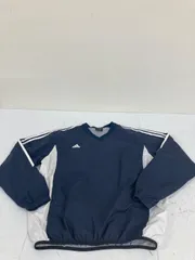 送料無料★adidas アディダス★ナイロントレーナー★ネイビー★Lサイズ　#80213sjj29
