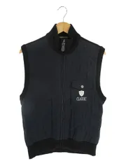 マンシングウェア MUNSINGWEAR ベスト ニット トップス ノースリーブ ワンポイント ゴルフ ブラック サイズSA QQQ