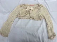 ショート丈 長袖 カーディガン ニット ロリータファッション レディース ゴスロリ ゴシック 甘ロリ クラロリ ベージュ L553