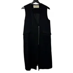 C455 TARO HORIUCHI（タロウ ホリウチ）レディース ワンピース ロングジレ（ロングベスト）1サイズ ブラック