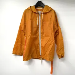【中古】90s HELMUT LANG 本人期 パラシュートジャケット サイズ38 オレンジ ヘルムートラング[17]のサムネイル