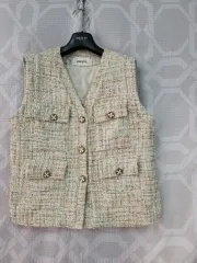 ツイードベスト