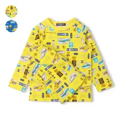 hungryheart JR新幹線電車総柄長袖パジャマ v17749