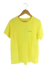 モンベル Montbell プルオーバー Tシャツ 半袖 ロゴ ワンポイント イエロー サイズL QQQ