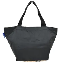 BURBERRY バーバリー ハンドバッグ バーバリーチェック ブラック ベージュ ナイロン レザー 08BS299