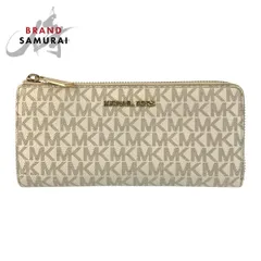 Michael Kors マイケルコース jet set travel PVC 35F8GTVZ3B 長財布 ロングウォレット レディース 506530【中古】