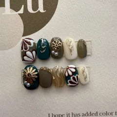 現品限り　成人式ネイルチップ　成人式ネイル　成人式　結婚式　前撮りネイルチップ