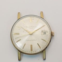 ⭐️オリンピアオリエントカレンダー19石手巻き⭐️オーバーホール済み 