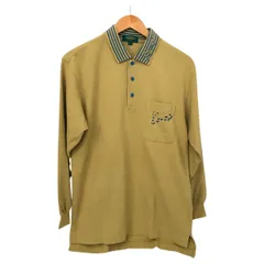 □□90s KENZO GOLF シャツ ポロシャツ SIZE 3(L) 古着 イエロー