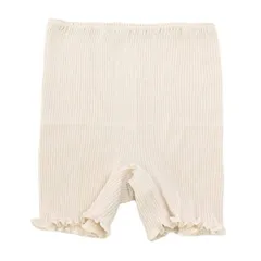 [天衣無縫] リブ1分丈ショーツ (オフホワイト) 
