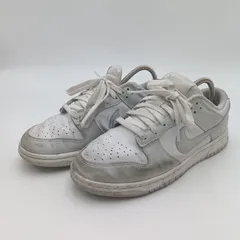 NIKE ナイキ Dunk Low ダンクロー スニーカー ウィメンズ 25cm 白 ホワイト/フォトンダスト B-12-3