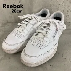 Reebok リーボック Club C 85 クラブシー 85 ホワイト ローカット スニーカー シューズ 100020024 スポーツ ストリート カジュアル 定番 28cm US10 テニス ヴィンテージデザイン 替え紐なし 箱なし ★ ■■