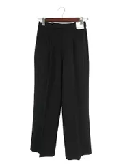 センスオブプレイス バイ アーバンリサーチ Sense of Place by Urban Research スラックス パンツ センタープレス ウェスト ゴム サイズ M 黒 QQQ