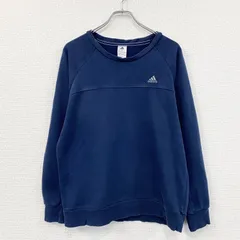 古着 used　adidas　アディダス　スウェット/トレーナー　紺　ネイビー　Oサイズ