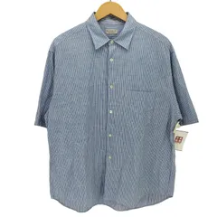 ビューティーアンドユースユナイテッドアローズ BEAUTY ＆ YOUTH UNITED ARROWS プレップストライプ レギュラーカラー グランデ ショートスリーブシャツ メンズ JPN：L 