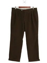 【お得なクーポン配布中!】 90s ローレン ラルフローレン 細畝 コーデュロイ パンツ メンズ 36 29 オールド ポロ スラックス ストレート ツータック コットン 無地 茶