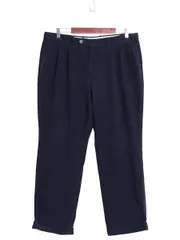 【お得なクーポン配布中!】 90s ローレン ラルフローレン 細畝 コーデュロイ パンツ メンズ 36 29 オールド ポロ スラックス ストレート ツータック コットン 無地 紺