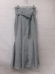 【中古】snidel ｽﾅｲﾃﾞﾙ ﾌﾛﾝﾄﾎﾞﾀﾝﾏｰﾒｲﾄﾞｽｶｰﾄ ｷﾞﾝｶﾞﾑﾁｪｯｸ SWFS221158 ｸﾞﾚｰ系 1 991876689