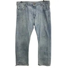 メキシコ産 Levi's 569 デニムパンツ W36 ライトブルー ジップアップ リーバイス アメカジ デニム ジーンズ 2602-215
