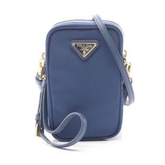 極美品】PRADA テスートナイロン スマホショルダーバッグ 三角ロゴ