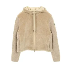 MONCLER モンクレール ニット切替 フリースパーカー ブルゾン