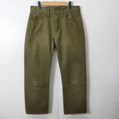 Levi's 505 カラーデニム パンツ ボトム ジッパーフライ ストレート カー系 W30 L32 古着 B344