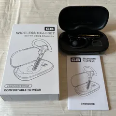 新品 開封済 ワイヤレスヘッドセット 白 186