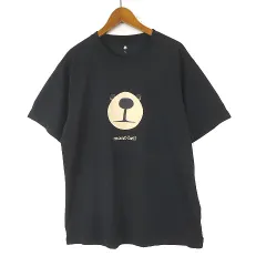 モンベル Montbell Tシャツ WIC.T モンタベア フェイス くま ロゴ 1114477 ドライ 速乾 半袖 L 黒 ブラック