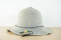 Nature  レディース・婦人用　スタイル帽子　つば広ハット　サイズ５７cm〜５９cm　キャップ　帽子　ペーパーハット　[[：：]]