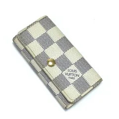 $$ LOUIS VUITTON ルイヴィトン キーケース ダミエ・アズール ミュルティクレ4 N60020