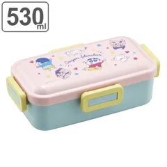 弁当箱 1段 530ml 抗菌 ふわっと クレヨンしんちゃん （ お弁当箱 ランチボックス 食洗機対応 レンジ対応 銀 AG 女子 食洗機OK レンジOK お弁当 弁当 一段 仕切り付き 女性 ）
