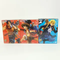 【未開封】ワンピースマニアが本気で〇〇をプロデュースしたらこうなった! ルフィ/エース/サボ 計3点セット フィギュア