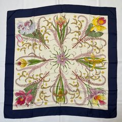 エルメス HERMES カレ90「Flora Graeca」 スカーフ - メルカリ