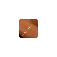 イニシャル英文字H 1粒ダイヤモンドブレスレット ゴールド14K 