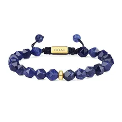 【新品】 [コアイ] 8mm ソーダライト ワイルドカット お守り パワーストーン ブレスレット メンズ