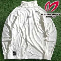 MASTER BUNNY EDITION by PEARLY GATES マスターバニー ゴルフ ギザコットン テンセル タートルネック 長袖 インナーシャツ カットソー ゴルフウェア 758-2266101 定価1.9万 4 ▲030▼51217w03